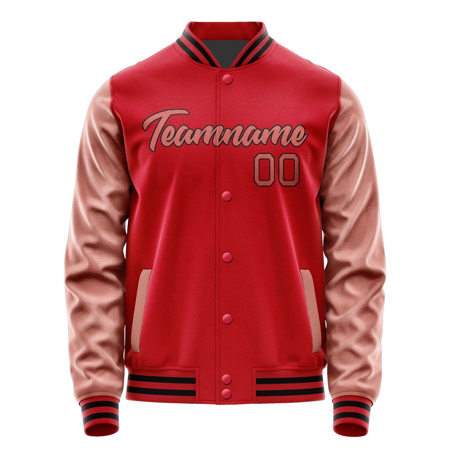 Maßgeschneidertes Rot Kupferrose Jacke Ja1414291417B21729