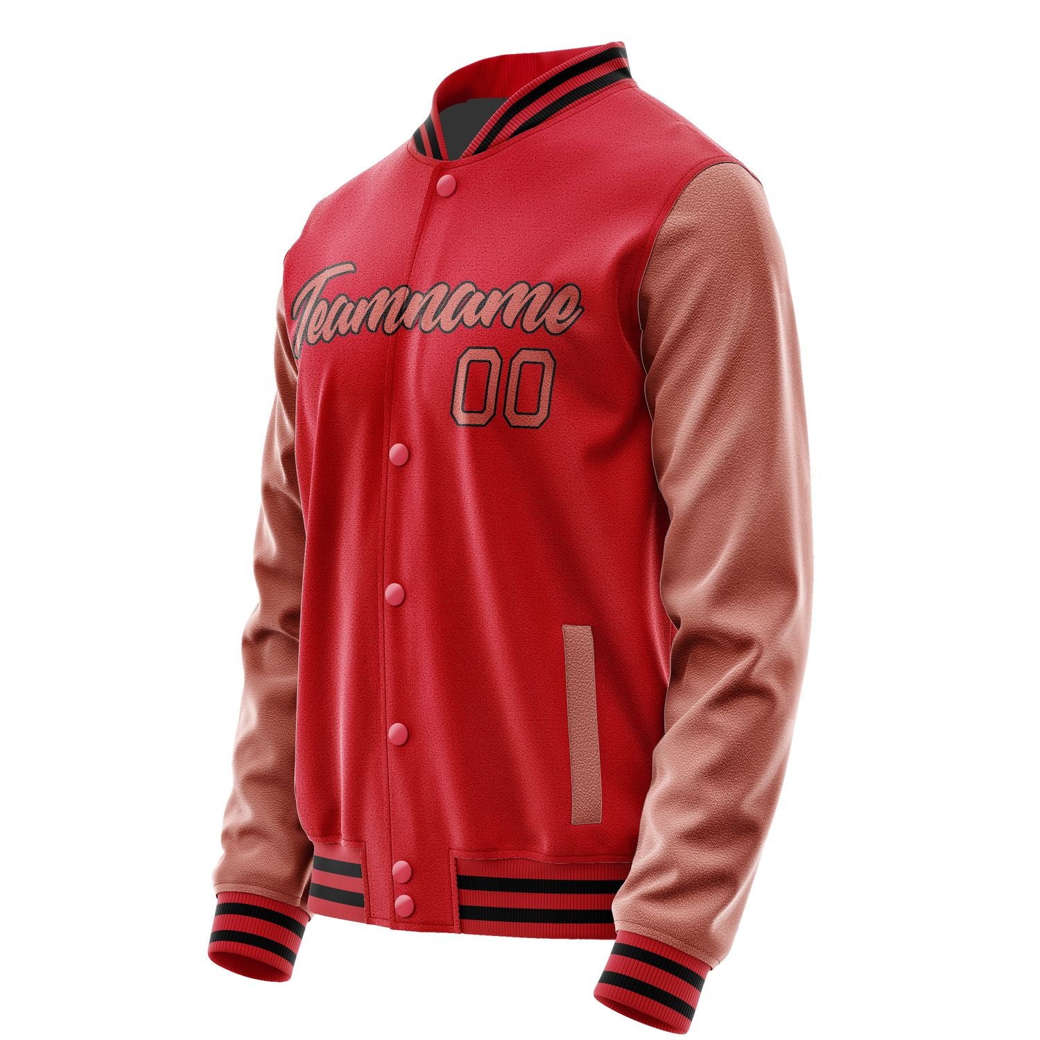 Maßgeschneidertes Rot Kupferrose Jacke Ja1414291417B21729