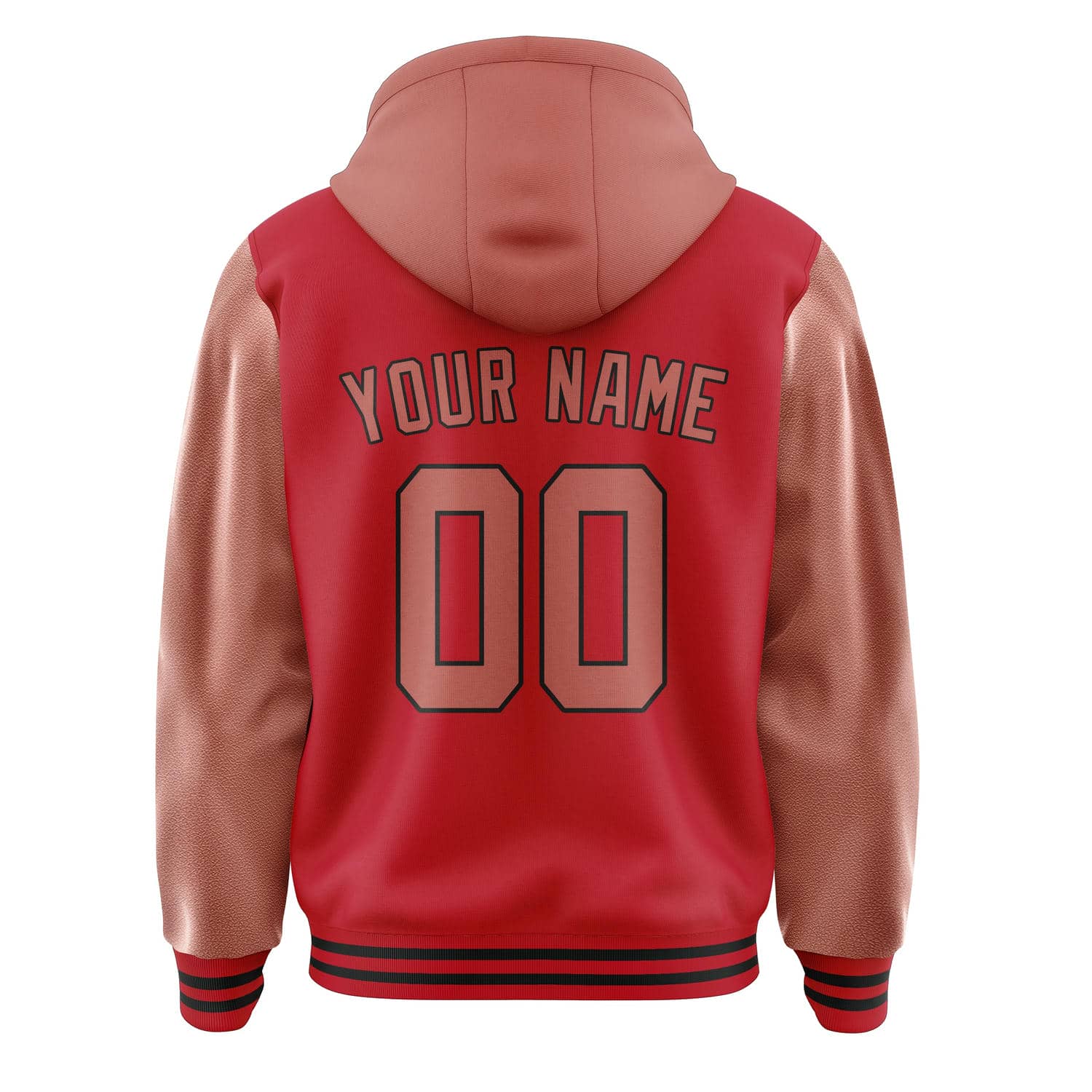 Maßgeschneidertes Rot Kupferrose Jacke