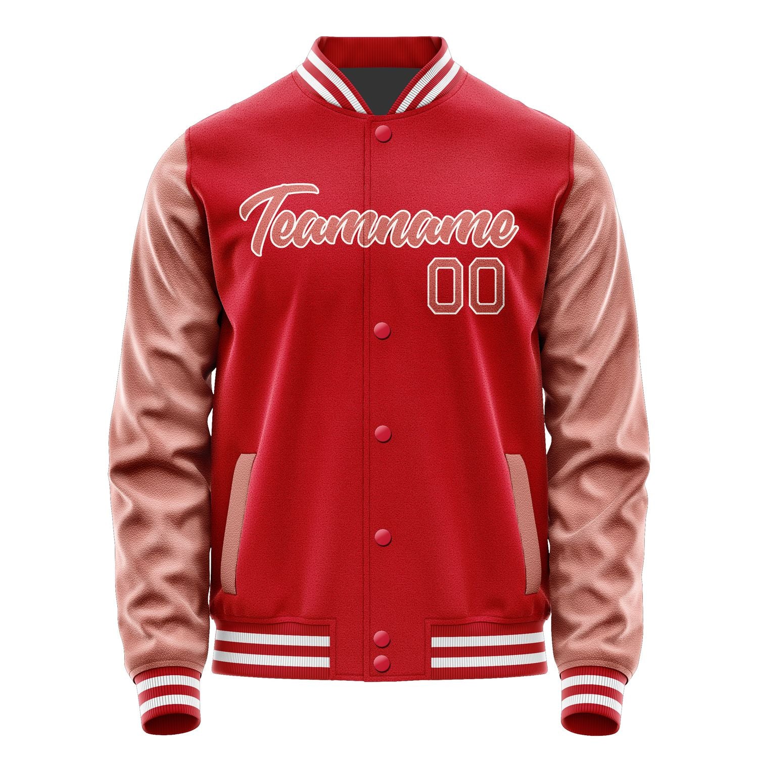 Maßgeschneidertes Rot Kupferrose Jacke Ja1414291418B21829