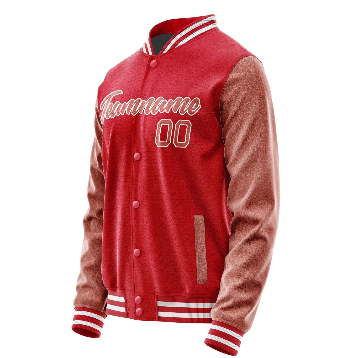 Maßgeschneidertes Rot Kupferrose Jacke Ja1414291418B21829