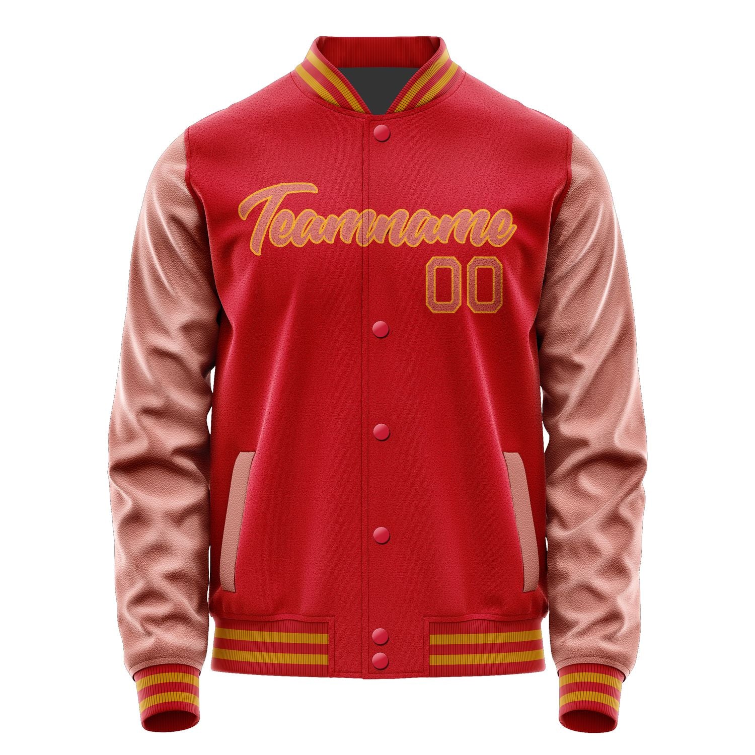 Maßgeschneidertes Rot Kupferrose Jacke Ja1414291419B21929