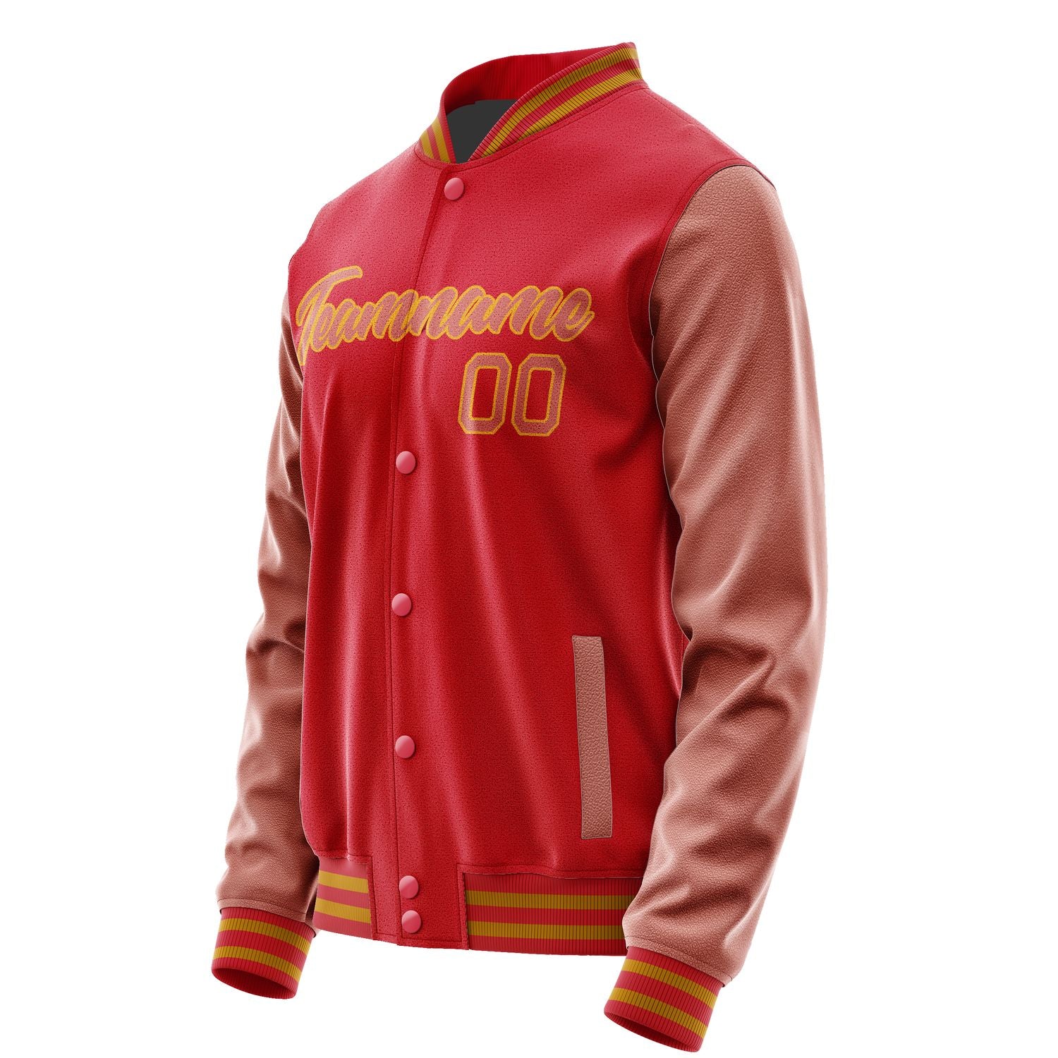 Maßgeschneidertes Rot Kupferrose Jacke Ja1414291419B21929