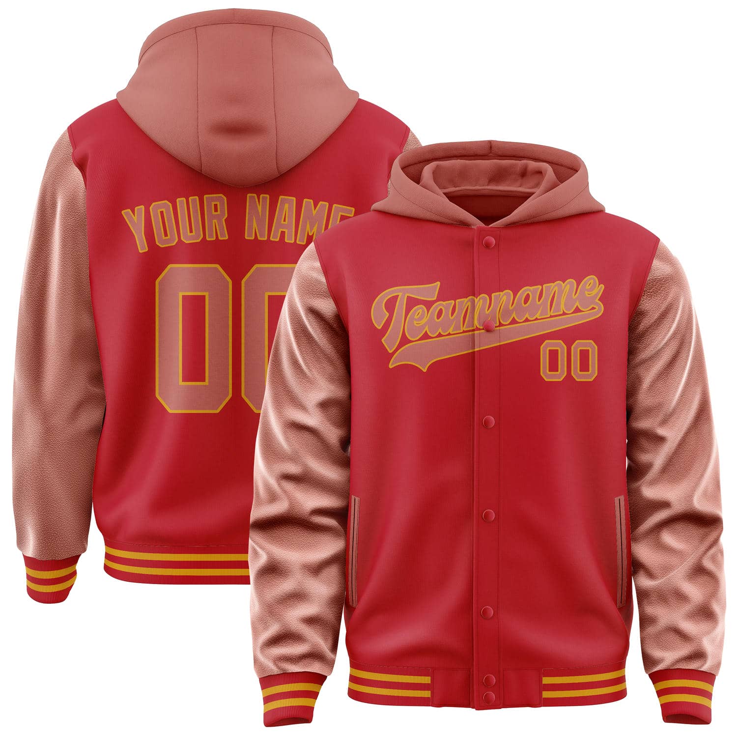 Maßgeschneidertes Rot Kupferrose Jacke JA141429141917292917