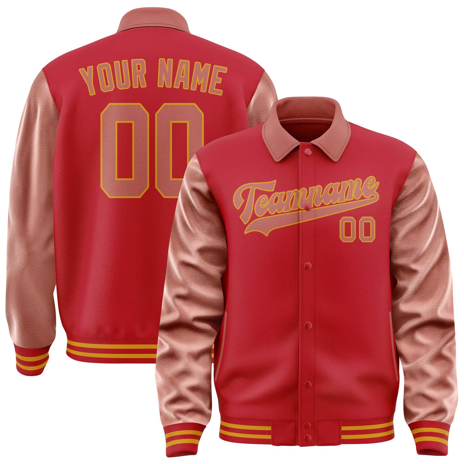 Maßgeschneidertes Rot Kupferrose Jacke JA141429141917292917