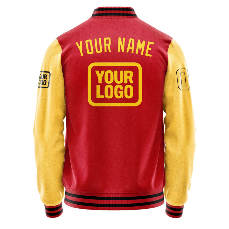 Maßgeschneidertes Rot Gold Jacke JA141430141717303017