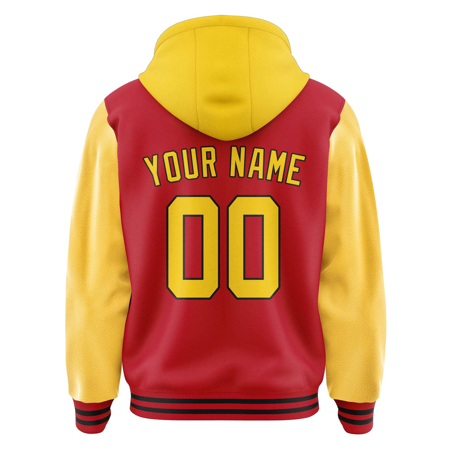 Maßgeschneidertes Rot Gold Jacke
