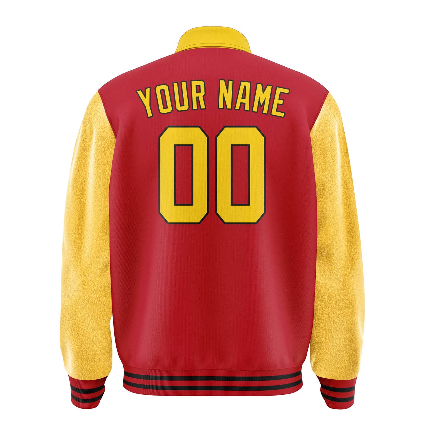Maßgeschneidertes Rot Gold Jacke