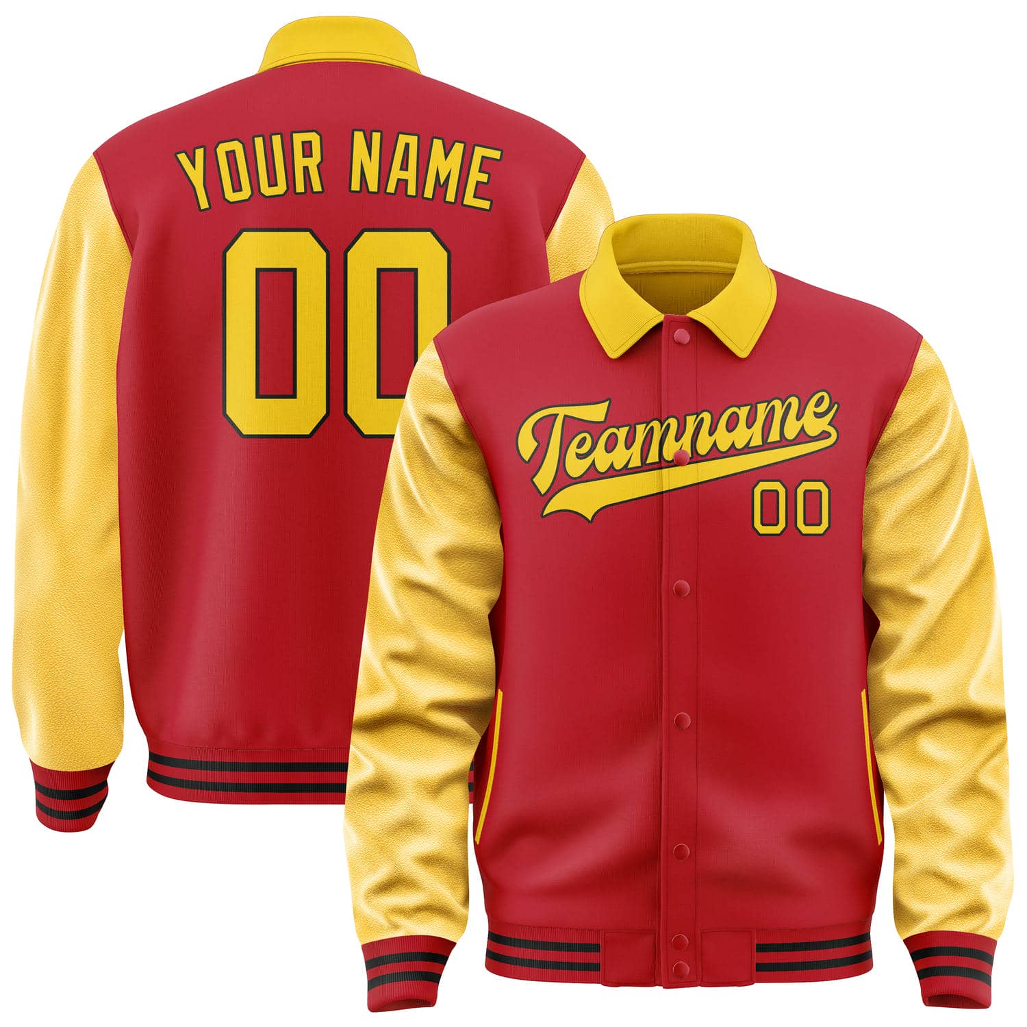 Maßgeschneidertes Rot Gold Jacke JA141430141717303017