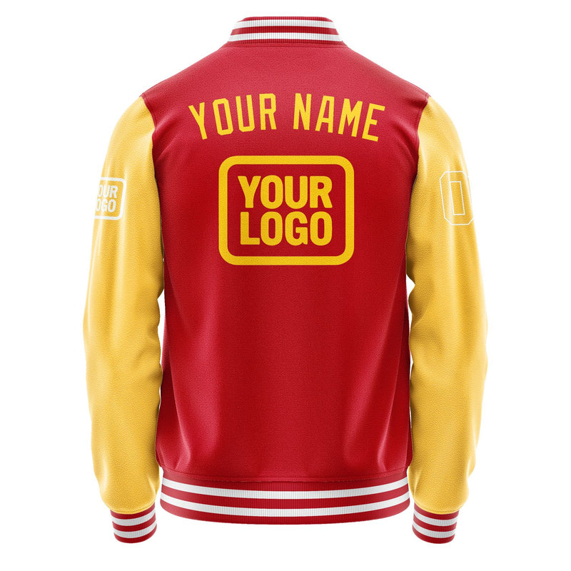 Maßgeschneidertes Rot Gold Jacke JA141430141818303018