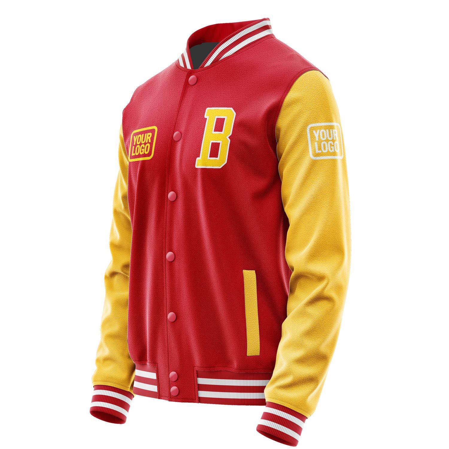 Maßgeschneidertes Rot Gold Jacke JA141430141818303018