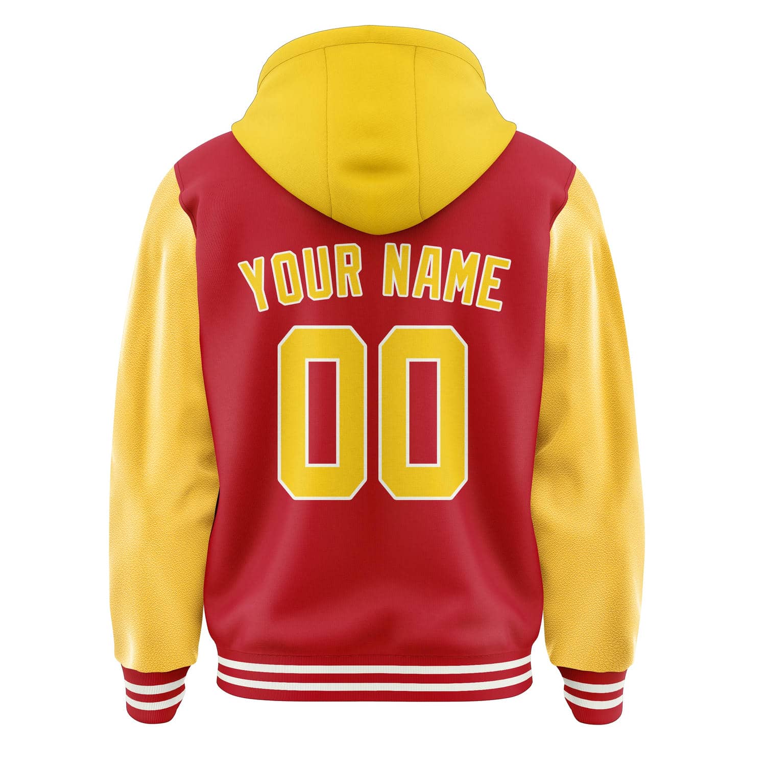 Maßgeschneidertes Rot Gold Jacke