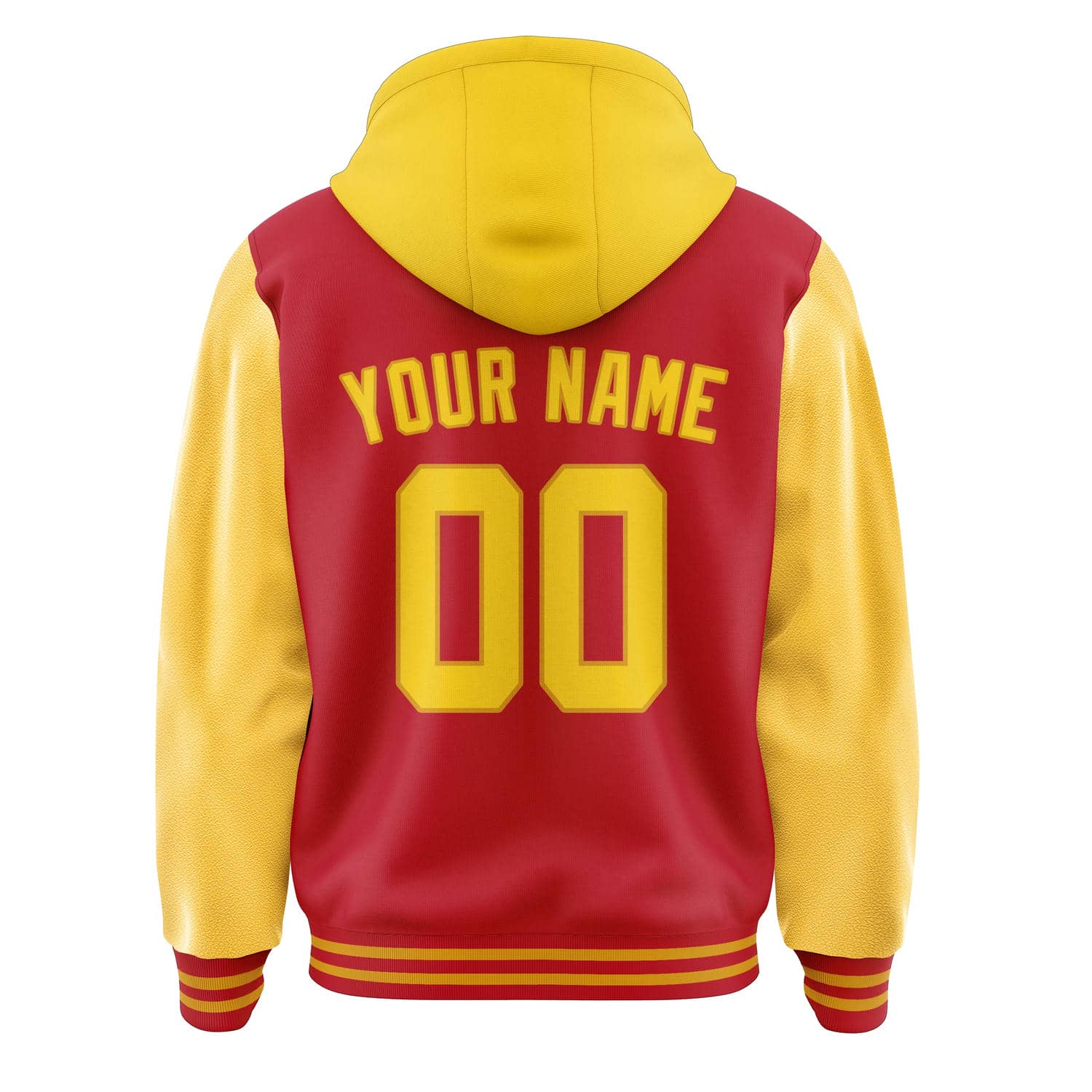 Maßgeschneidertes Rot Gold Jacke
