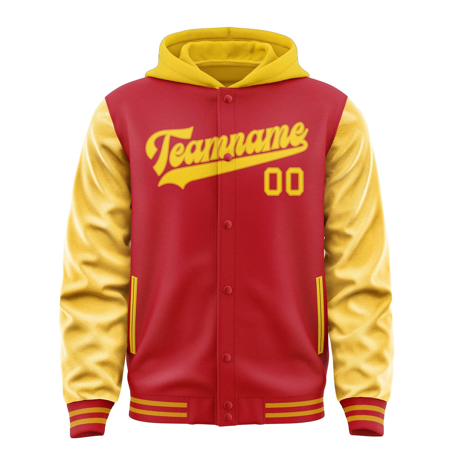 Maßgeschneidertes Rot Gold Jacke