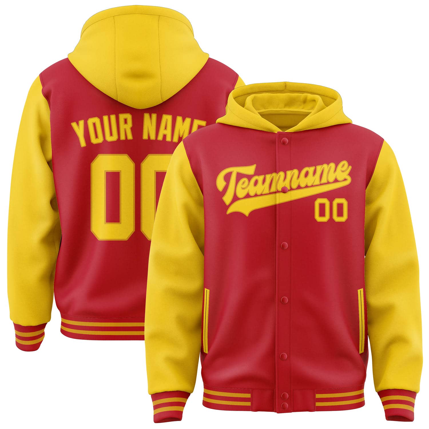 Maßgeschneidertes Rot Gold Jacke JA141430141917303017