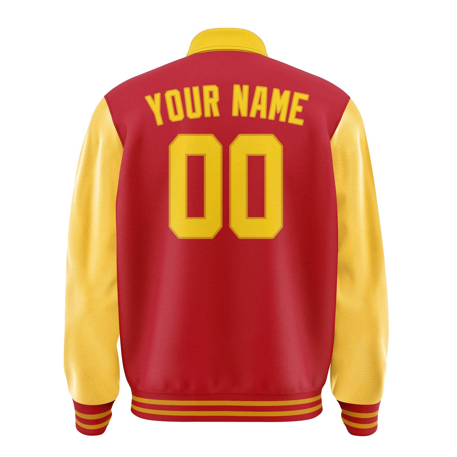 Maßgeschneidertes Rot Gold Jacke