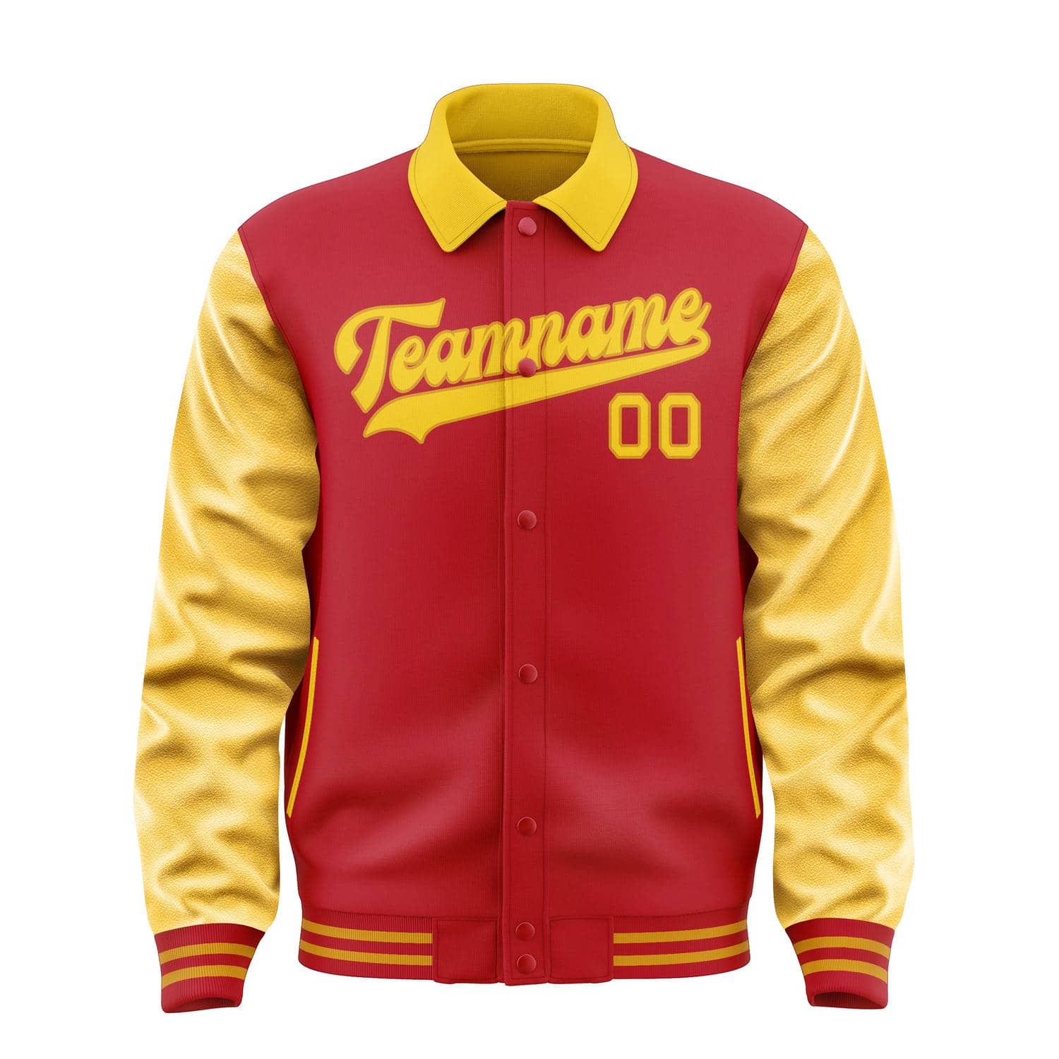Maßgeschneidertes Rot Gold Jacke