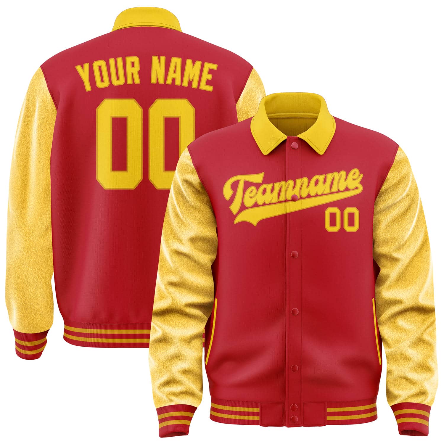 Maßgeschneidertes Rot Gold Jacke JA141430141917303017