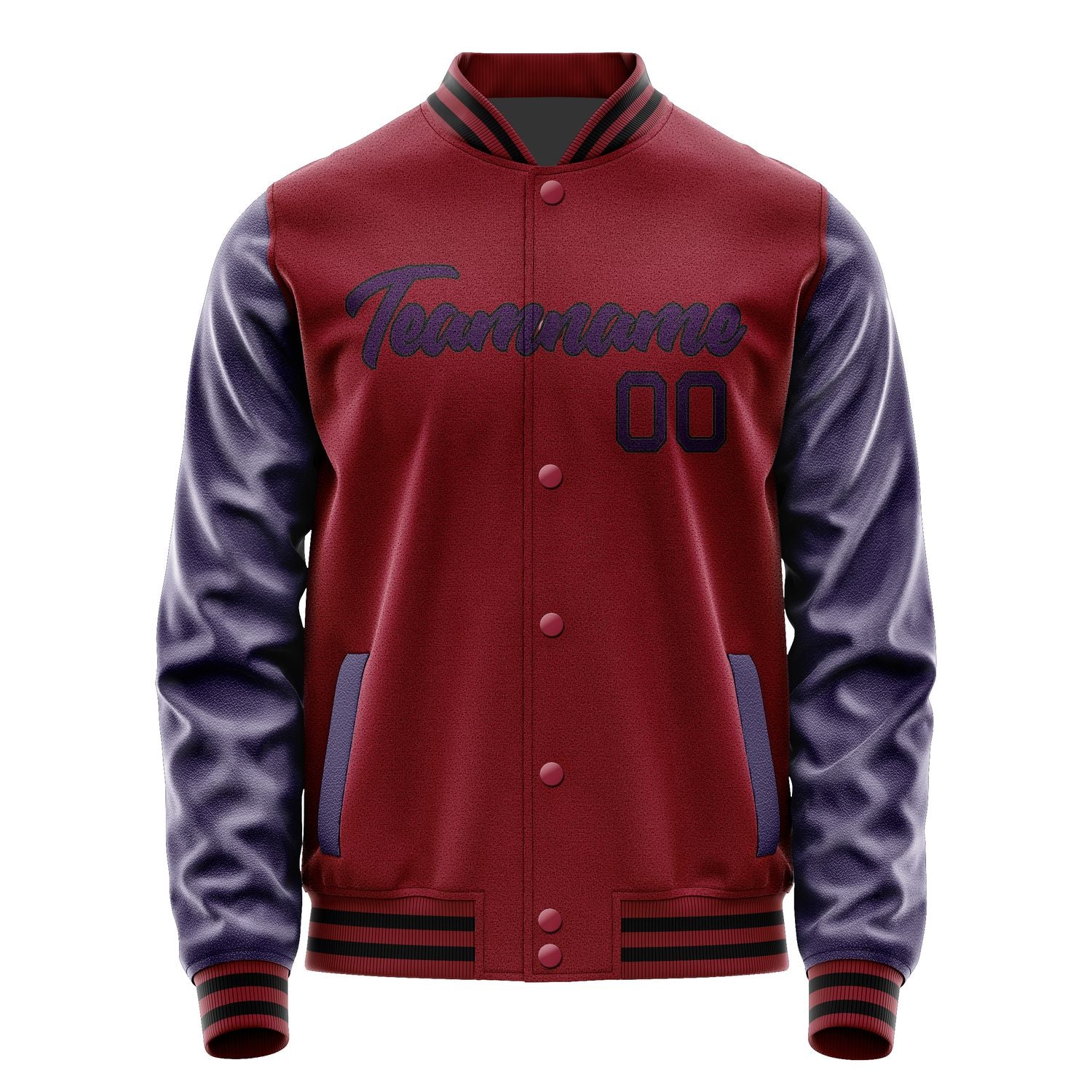 Maßgeschneidertes Karmesinrot Lila Jacke Ja1515071517B21707