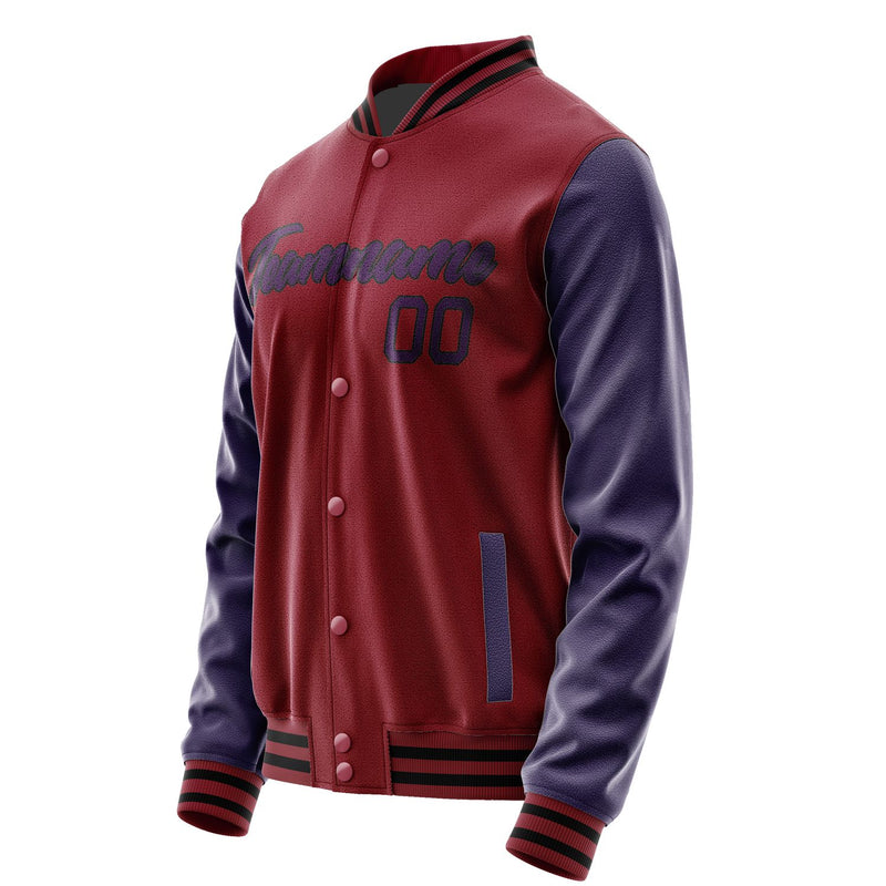 Maßgeschneidertes Karmesinrot Lila Jacke Ja1515071517B21707