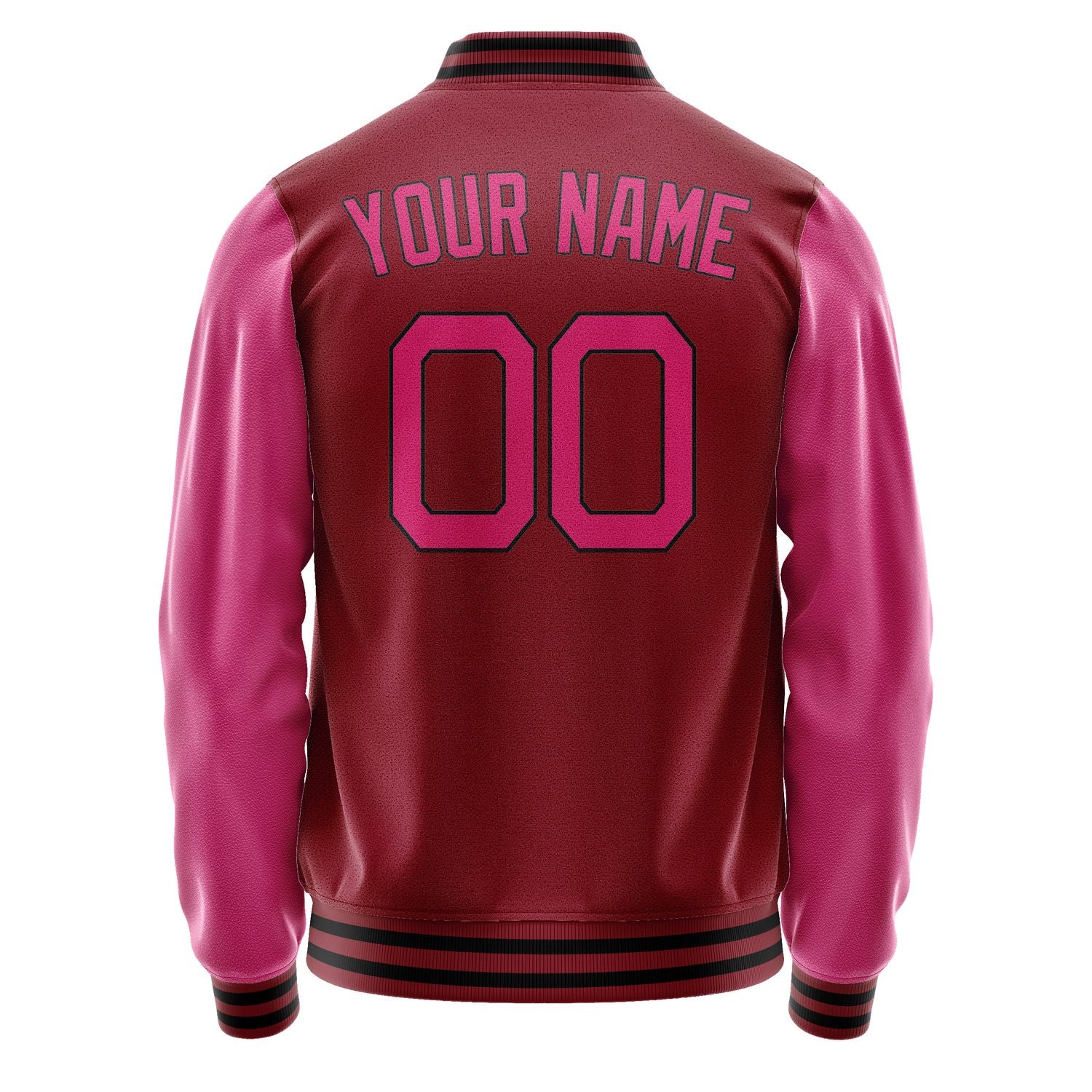 Maßgeschneidertes Karmesinrot Rosarot Jacke Ja1515131517B21713