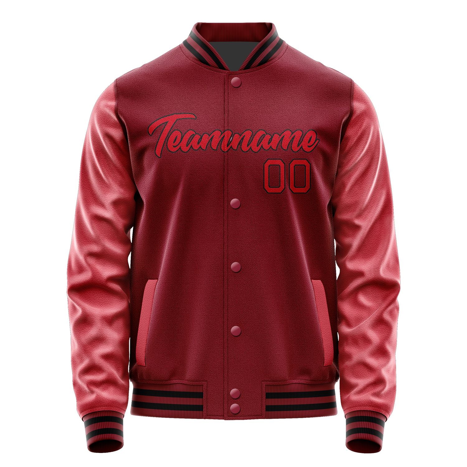 Maßgeschneidertes Karmesinrot Rot Jacke Ja1515141517B21714