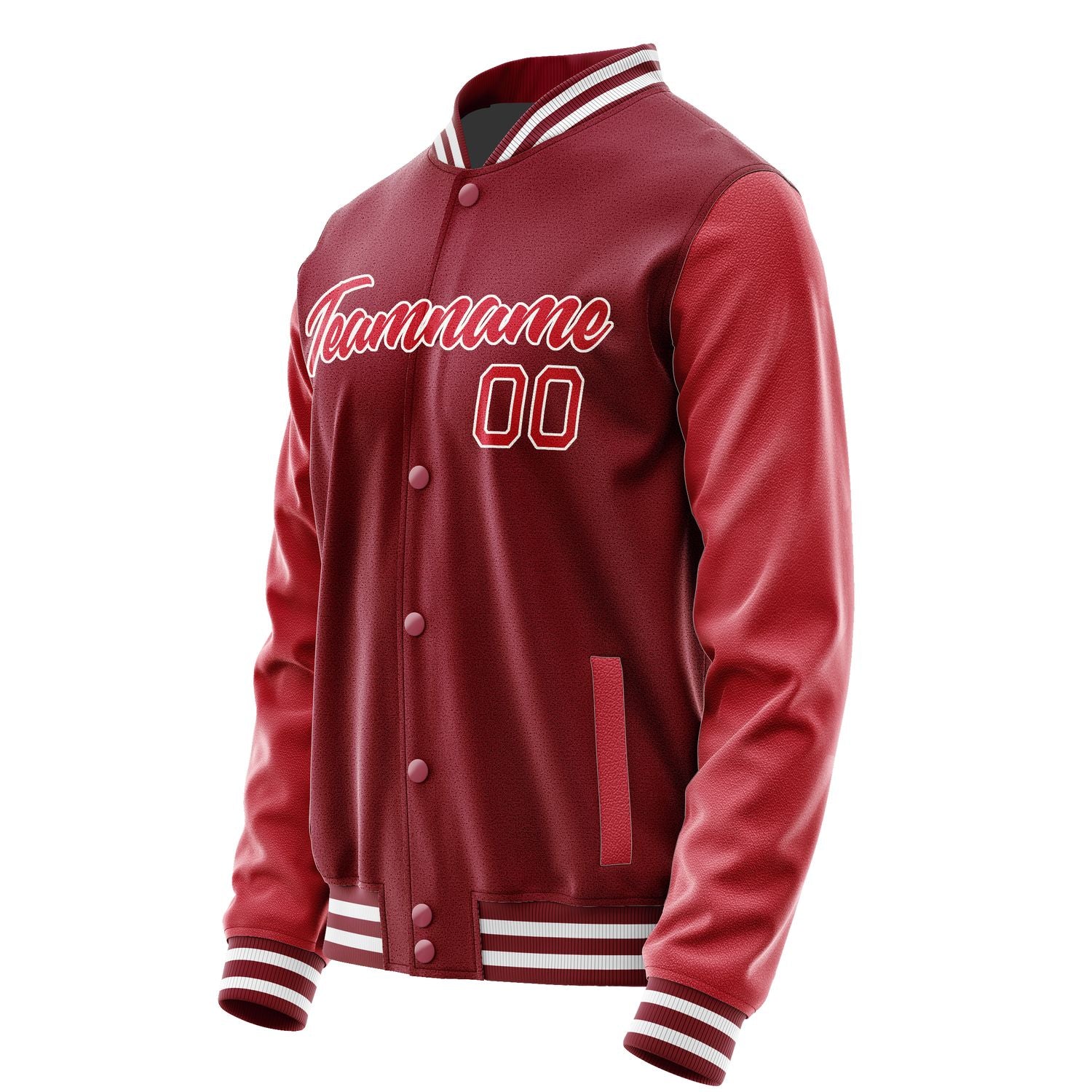 Maßgeschneidertes Karmesinrot Rot Jacke Ja1515141518B21814