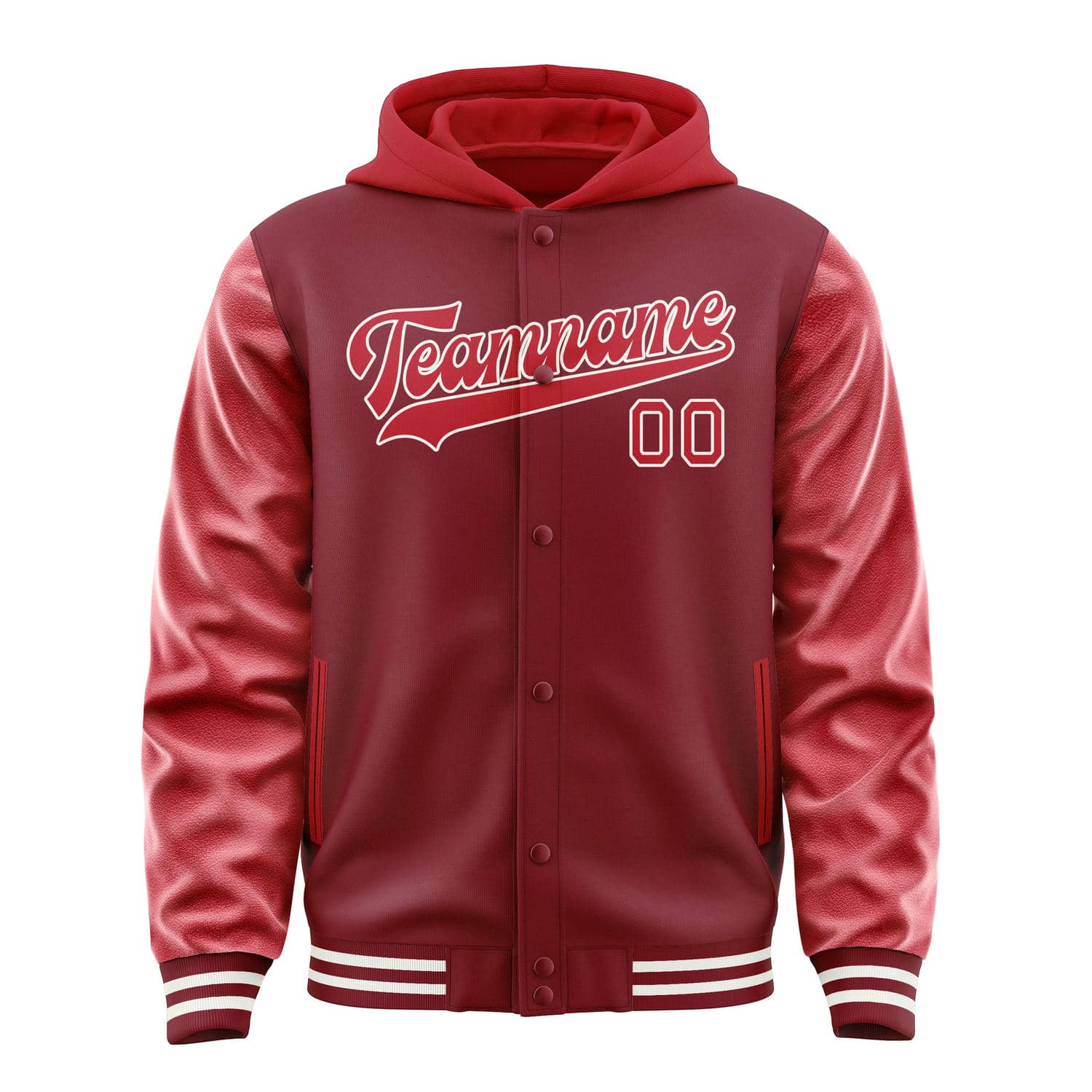 Maßgeschneidertes Karmesinrot Rot Jacke