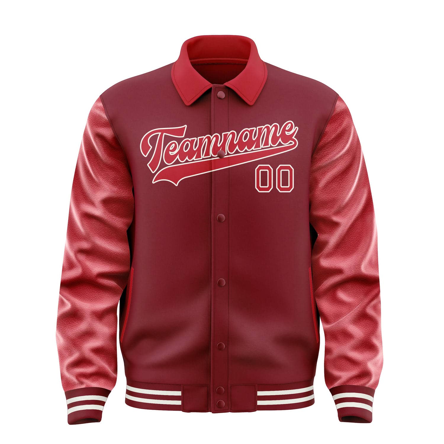 Maßgeschneidertes Karmesinrot Rot Jacke