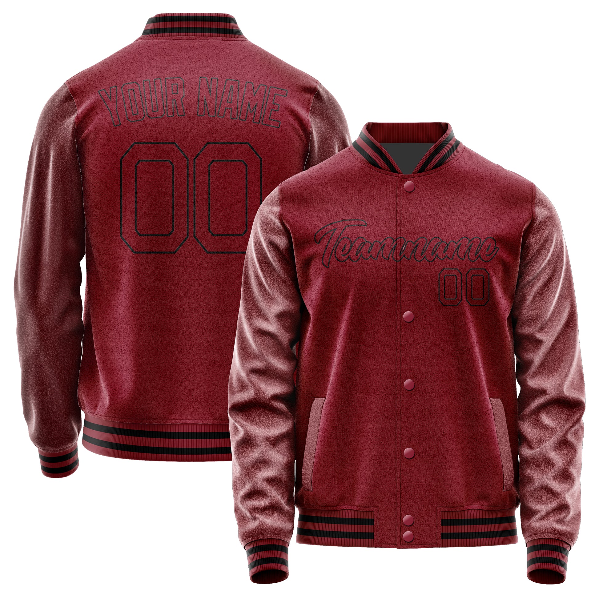 Maßgeschneidertes Karmesinrot Karmesinrot Jacke Ja1515151517B21715
