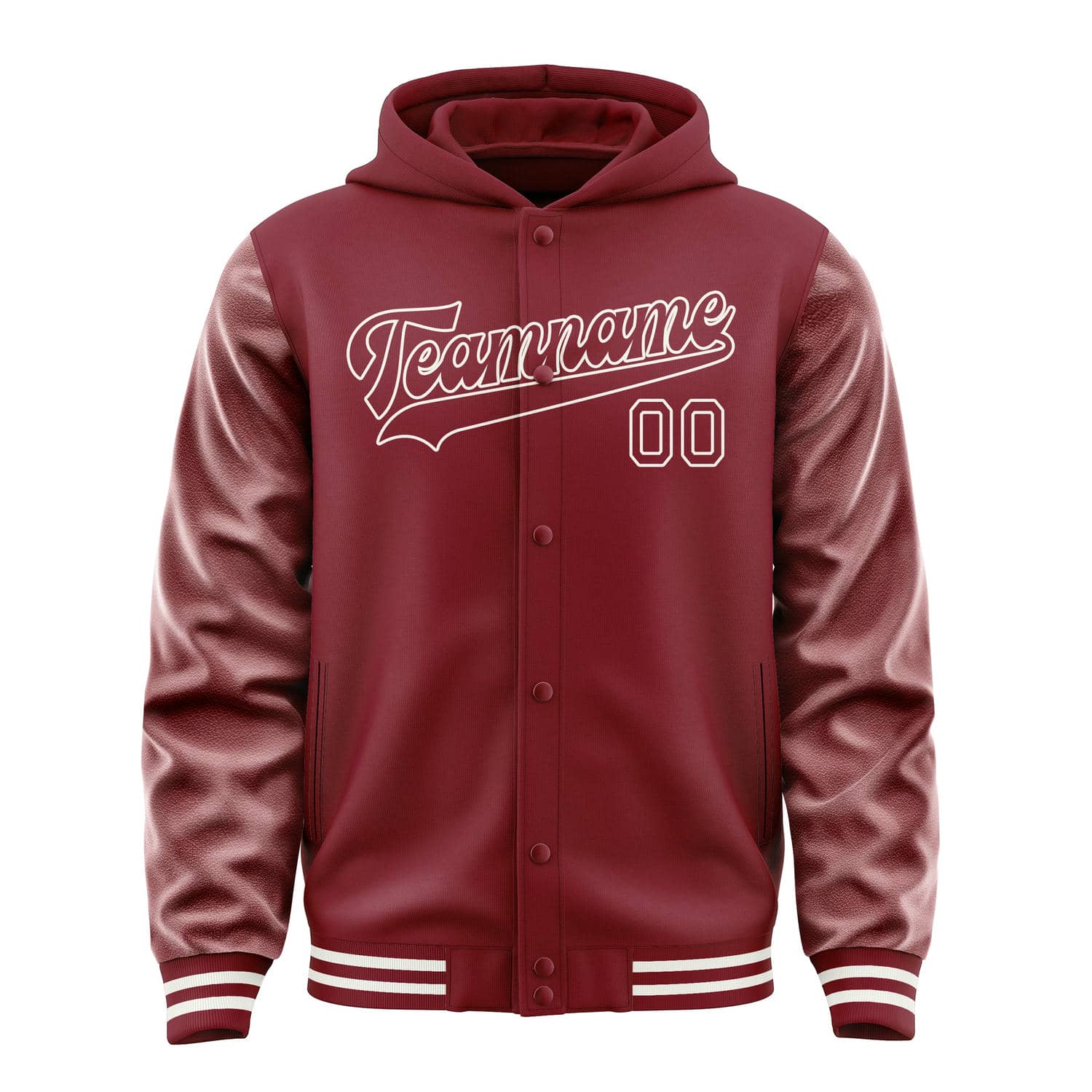 Maßgeschneidertes Karmesinrot Karmesinrot Jacke