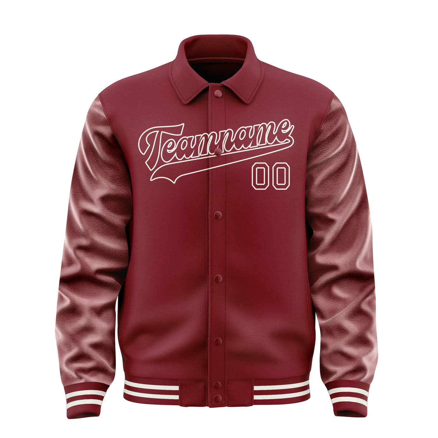 Maßgeschneidertes Karmesinrot Karmesinrot Jacke