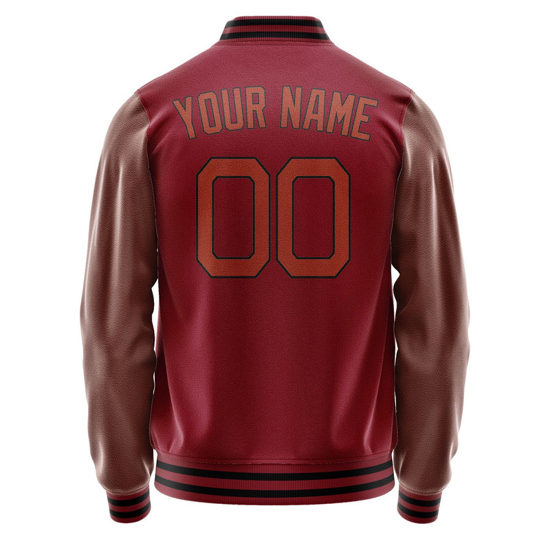 Maßgeschneidertes Karmesinrot Korallenrot Jacke Ja1515161517B21716