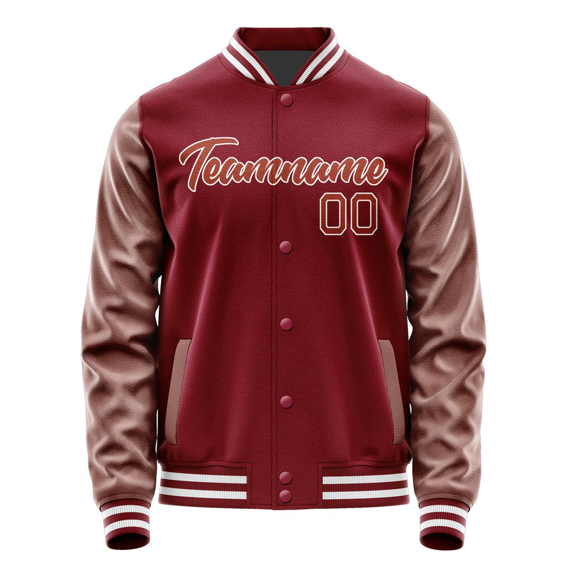 Maßgeschneidertes Karmesinrot Korallenrot Jacke Ja1515161518B21816