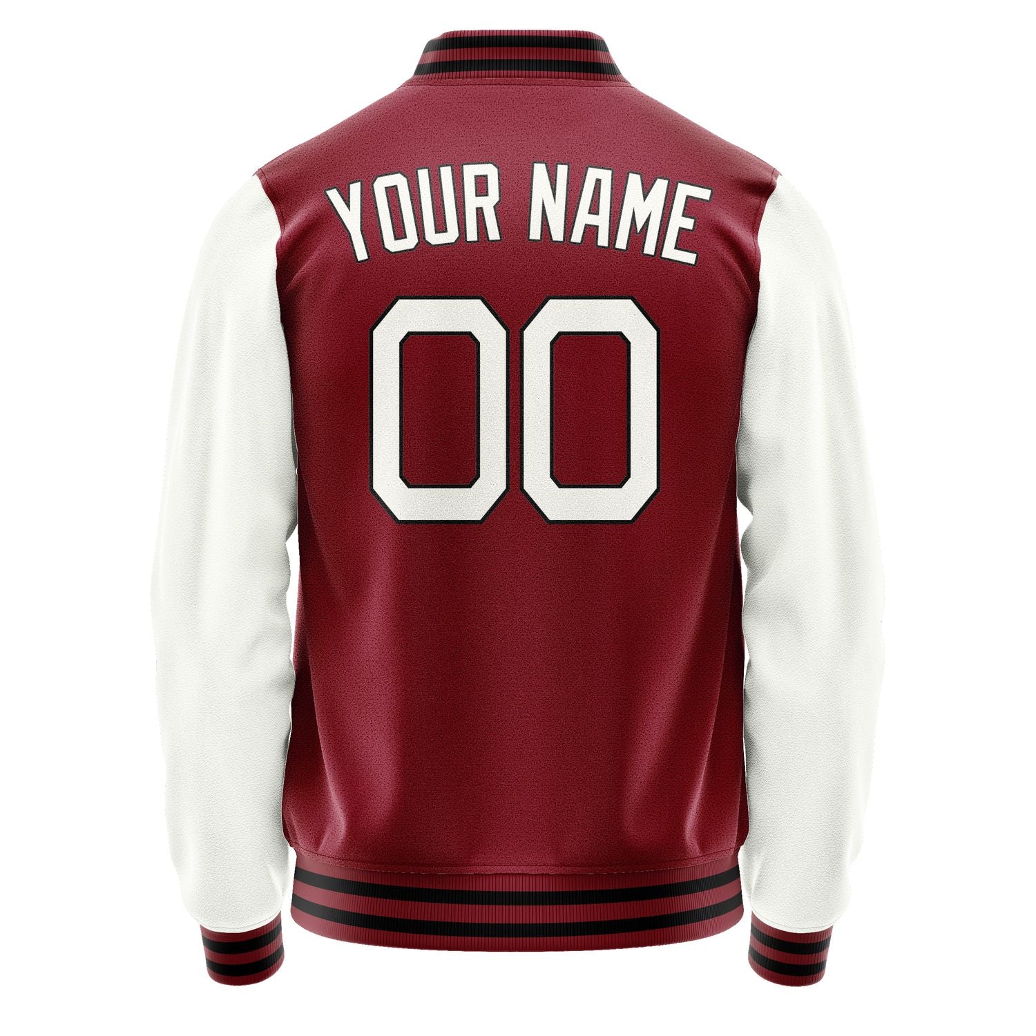 Maßgeschneidertes Karmesinrot Weiß Jacke Ja1515181517B21718