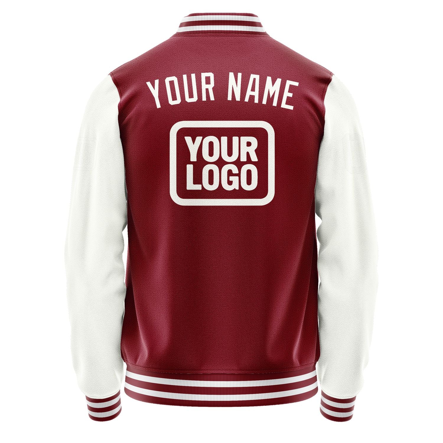 Maßgeschneidertes Karmesinrot Weiß Jacke JA151518151818181818