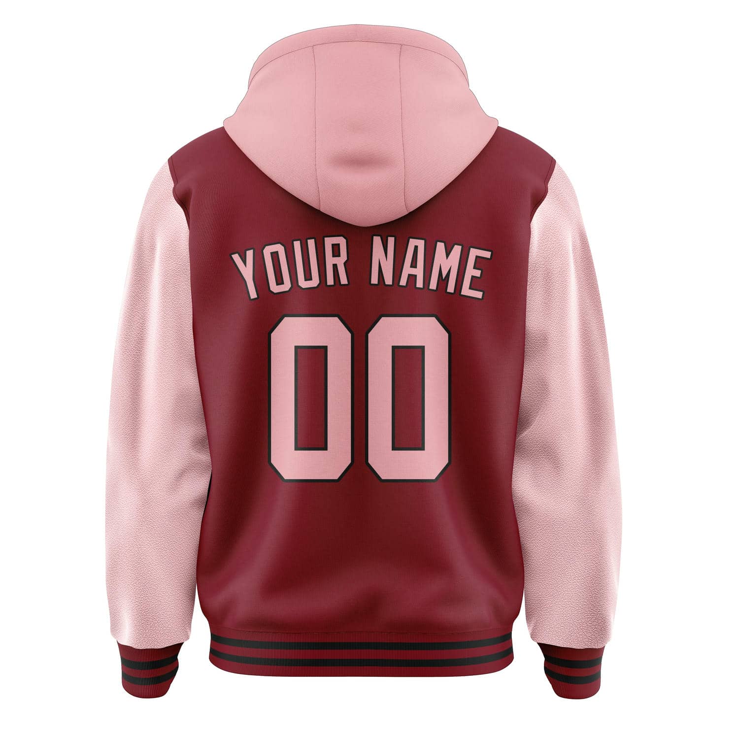 Maßgeschneidertes Karmesinrot Rosa Jacke