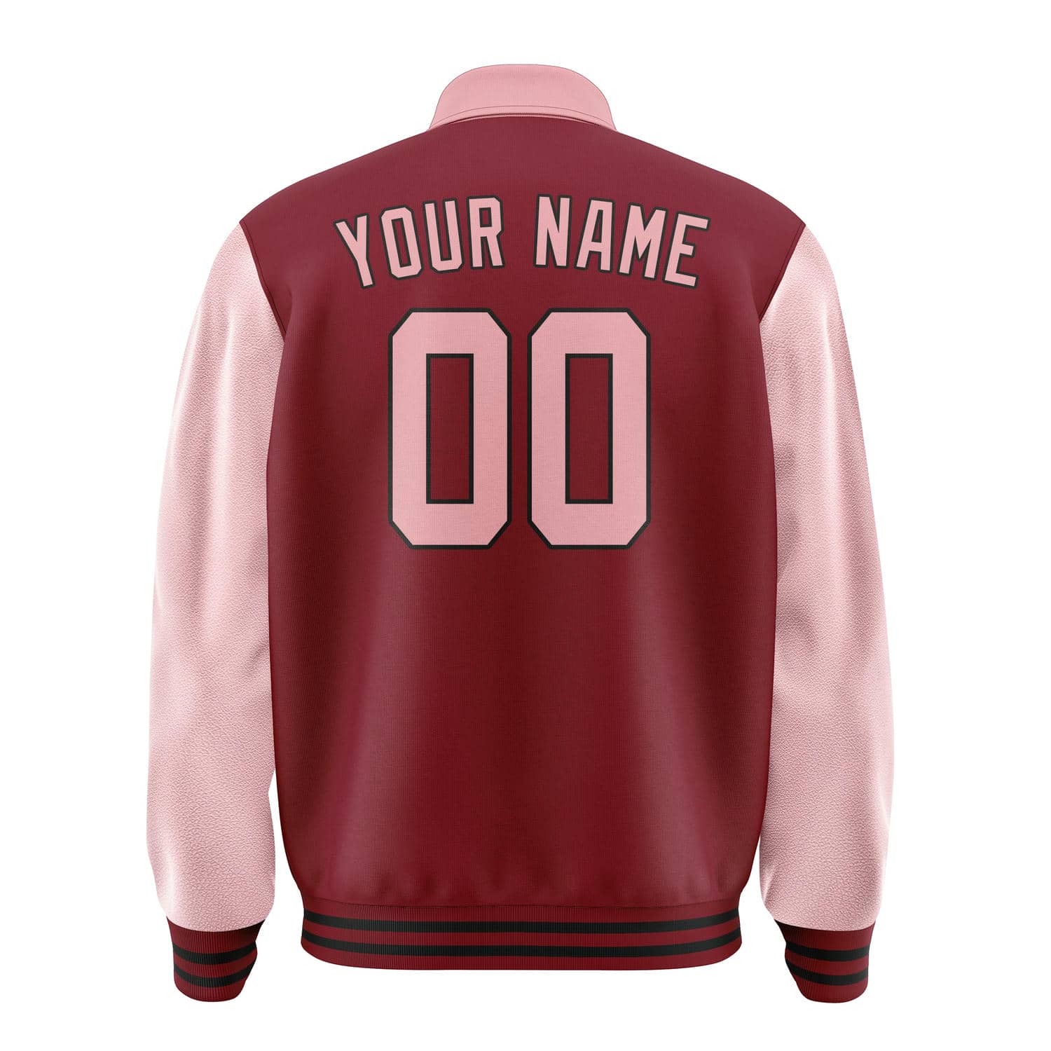 Maßgeschneidertes Karmesinrot Rosa Jacke