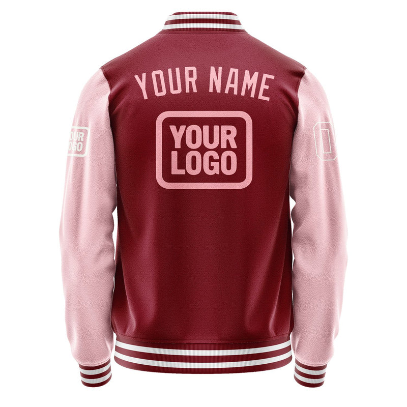 Maßgeschneidertes Karmesinrot Rosa Jacke JA151521151818212118
