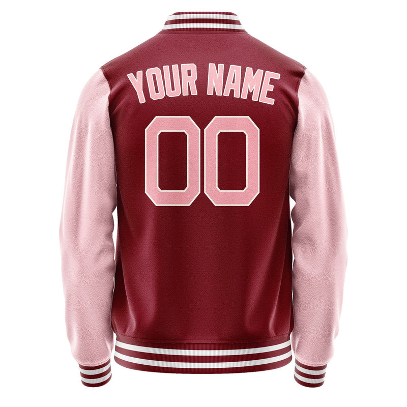 Maßgeschneidertes Karmesinrot Rosa Jacke Ja1515211518B21821