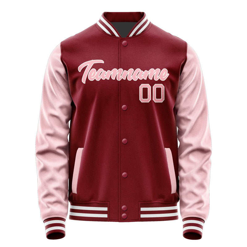 Maßgeschneidertes Karmesinrot Rosa Jacke Ja1515211518B21821