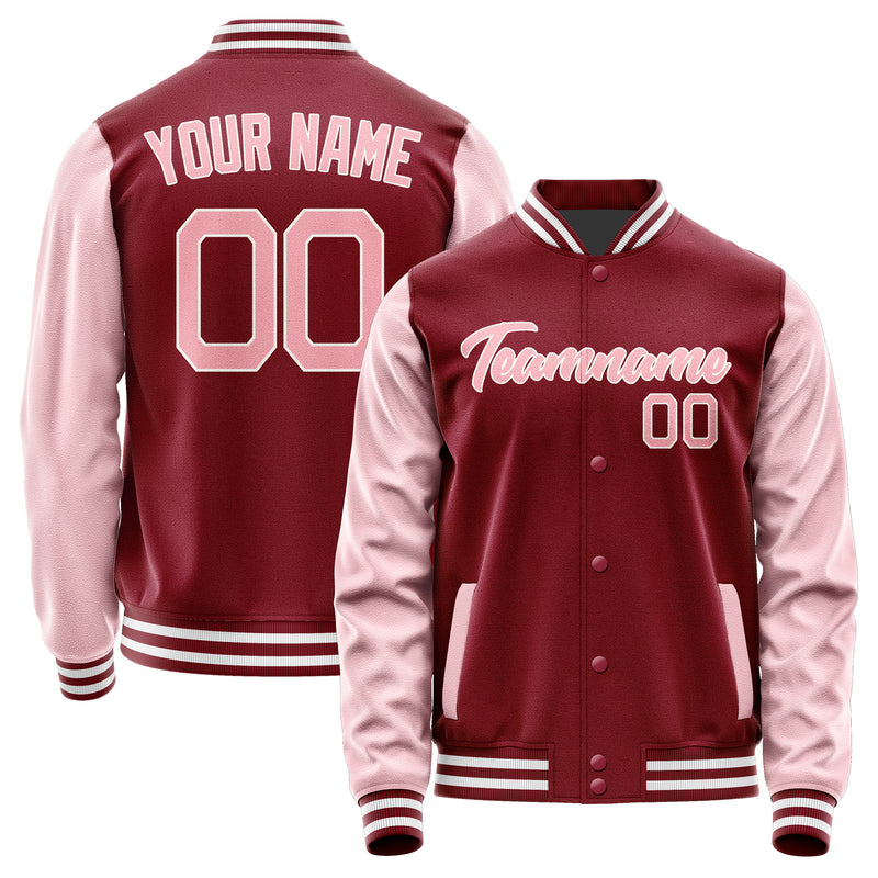 Maßgeschneidertes Karmesinrot Rosa Jacke Ja1515211518B21821