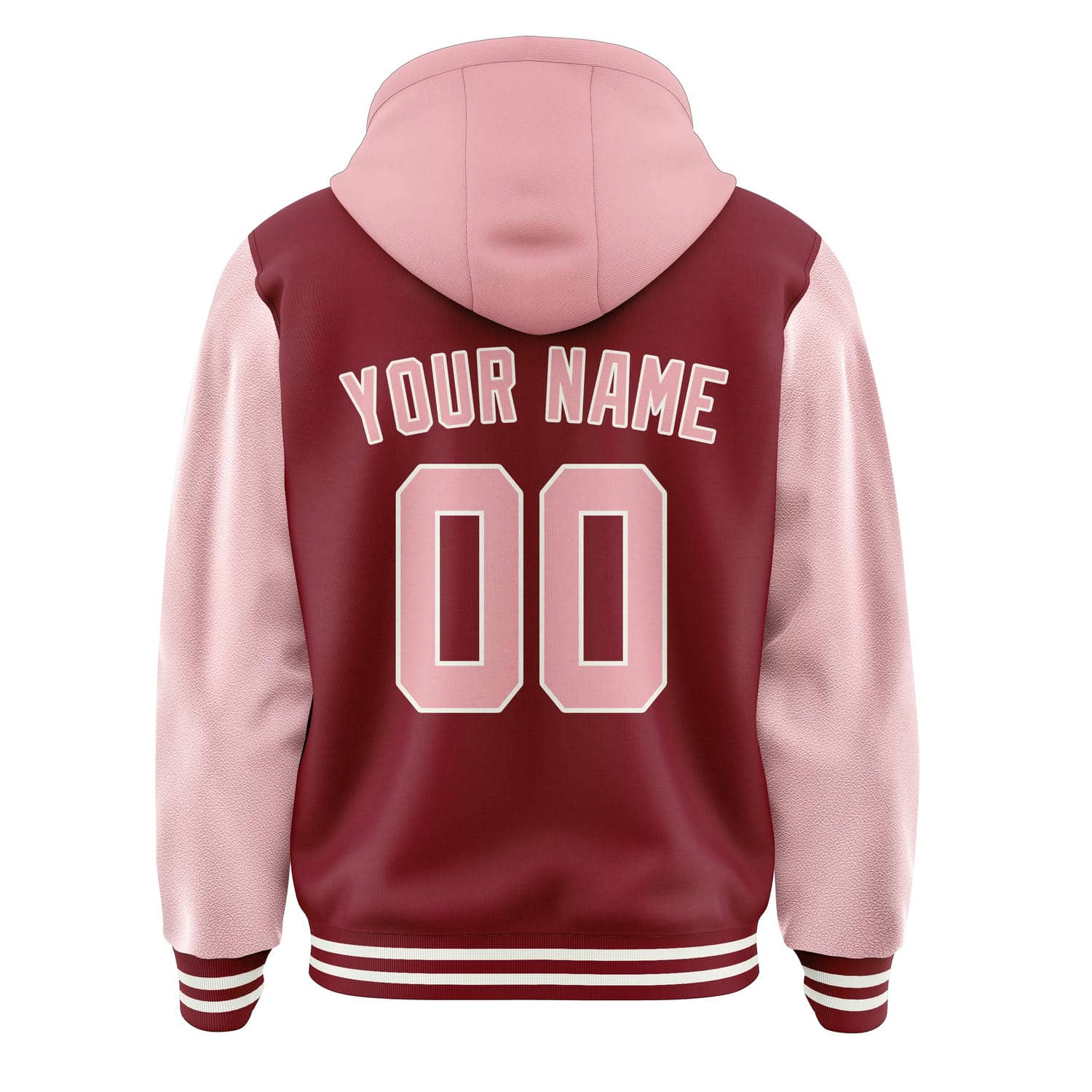 Maßgeschneidertes Karmesinrot Rosa Jacke
