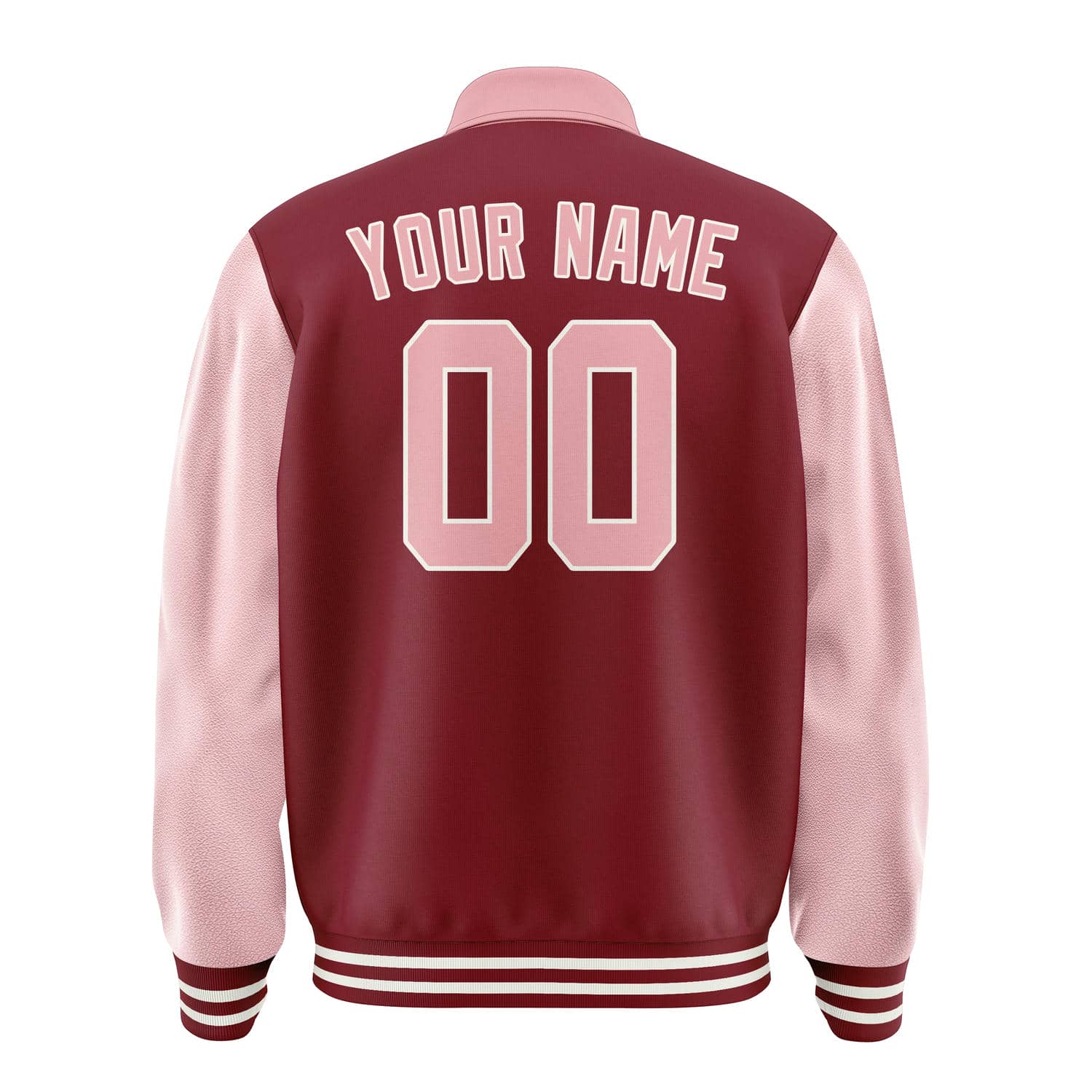 Maßgeschneidertes Karmesinrot Rosa Jacke