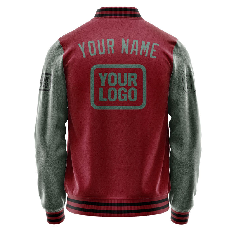 Maßgeschneidertes Karmesinrot Blaugrün Jacke JA151527151717272717