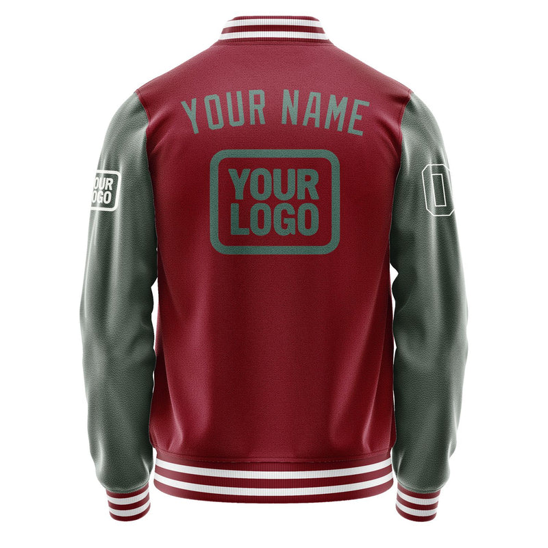 Maßgeschneidertes Karmesinrot Blaugrün Jacke JA151527151818272718