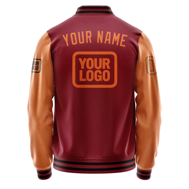 Maßgeschneidertes Karmesinrot Orange Jacke JA151528151717282817