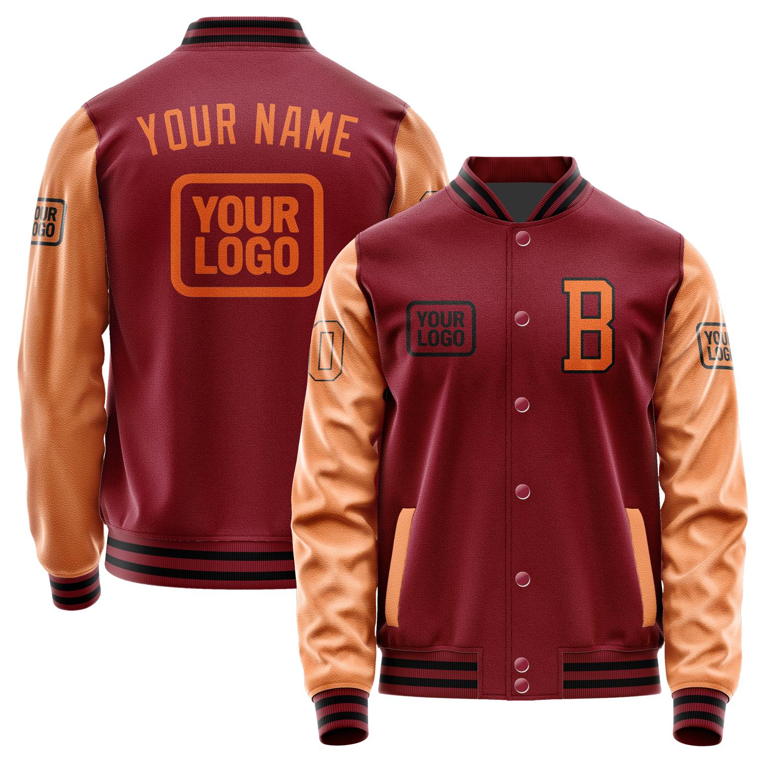 Maßgeschneidertes Karmesinrot Orange Jacke JA151528151717282817