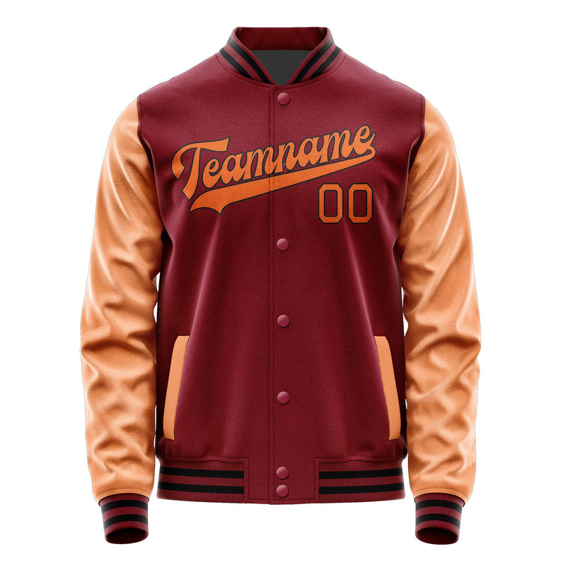 Maßgeschneidertes Karmesinrot Orange Jacke JA1515281517B31728
