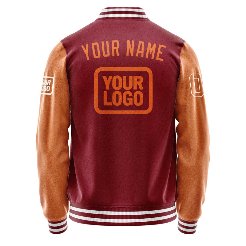 Maßgeschneidertes Karmesinrot Orange Jacke JA151528151818282818